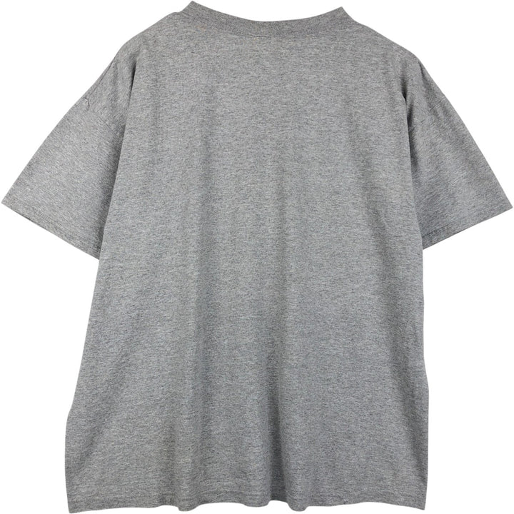 00'S Nike Sports Print T-shirt Men's XL size cotton gray type Vintage Second Hand
