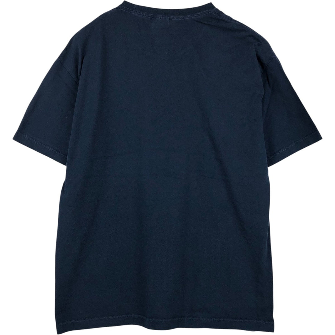 00'S Nike One Point Logo T-shirt Men's XL cotton navy blue type Vintage Second Hand