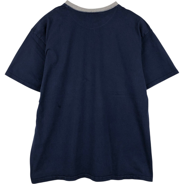 00'S Nike One Point Logo T-shirt Men's XL cotton navy blue type Vintage Second Hand
