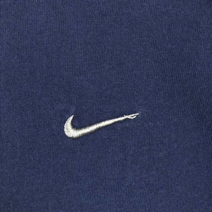 00'S Nike One Point Logo T-shirt Men's XL cotton navy blue type Vintage Second Hand