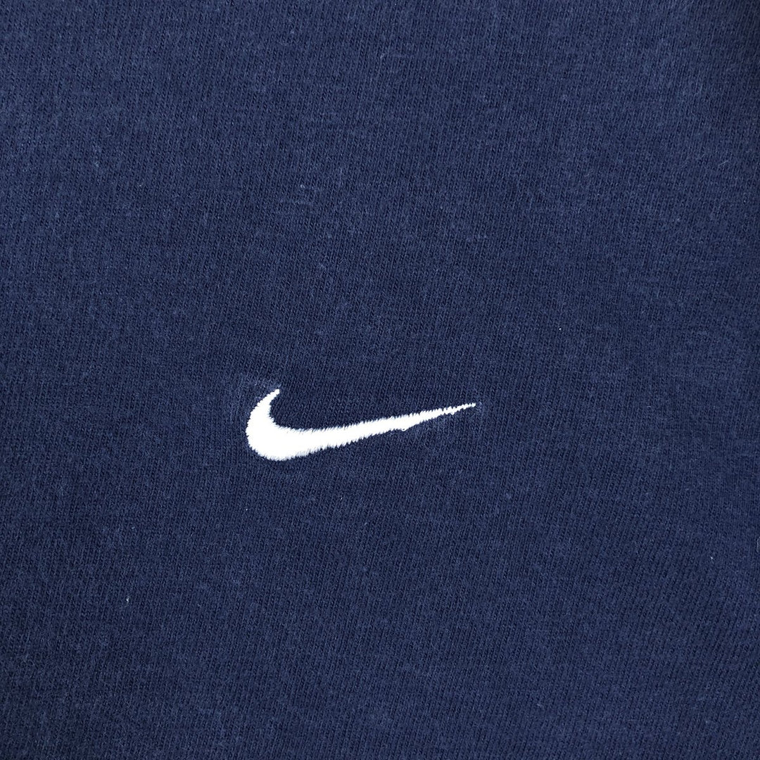 00'S Nike One Point Logo T-shirt Men's L size cotton navy blue type Vintage Second Hand