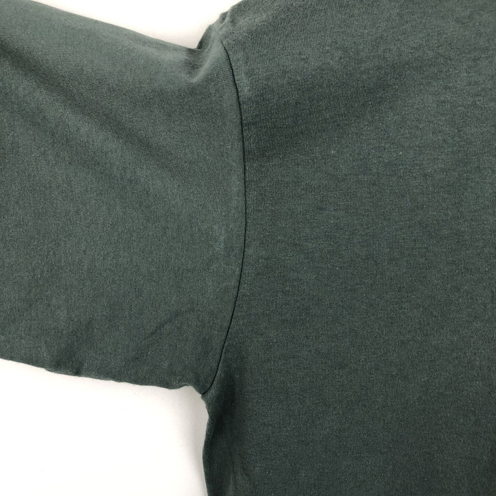 90'S Nike Logo Print T-Shirt, Men's Size L, Vintage cotton green type Vintage Second Hand