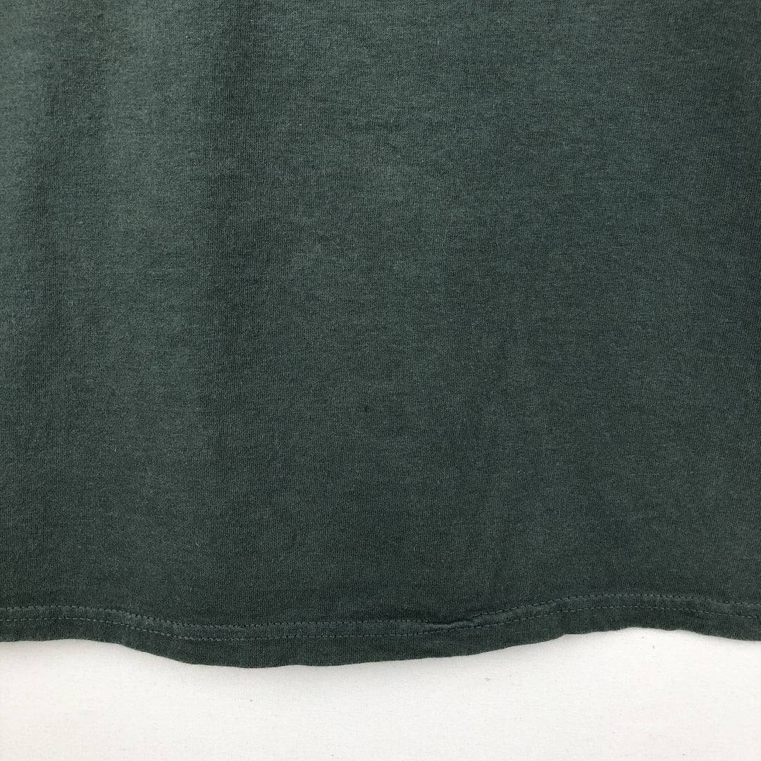 90'S Nike Logo Print T-Shirt, Men's Size L, Vintage cotton green type Vintage Second Hand