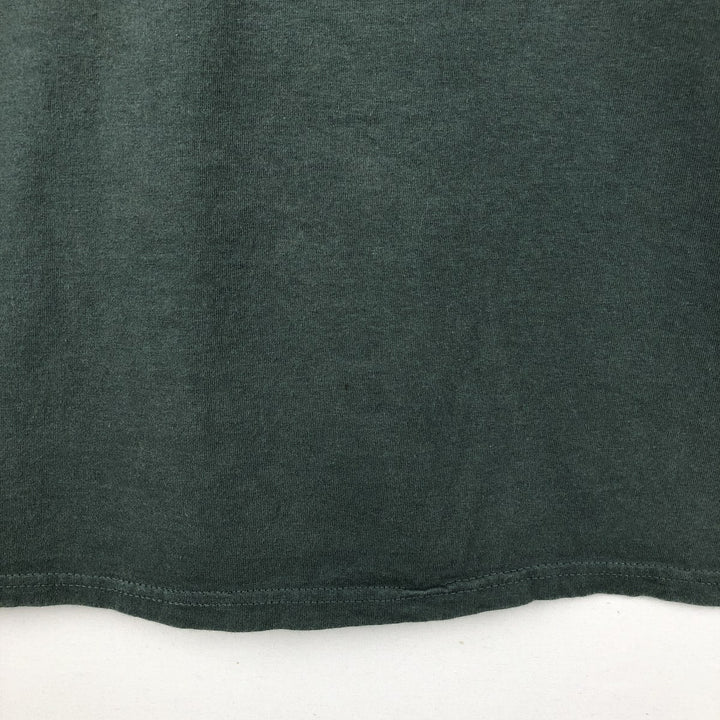 90'S Nike Logo Print T-Shirt, Men's Size L, Vintage cotton green type Vintage Second Hand