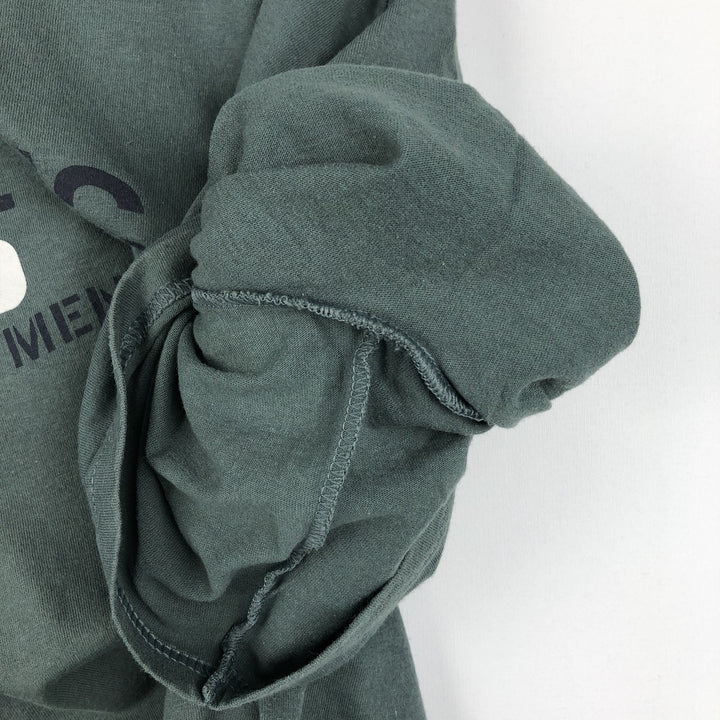 90'S Nike Logo Print T-Shirt, Men's Size L, Vintage cotton green type Vintage Second Hand