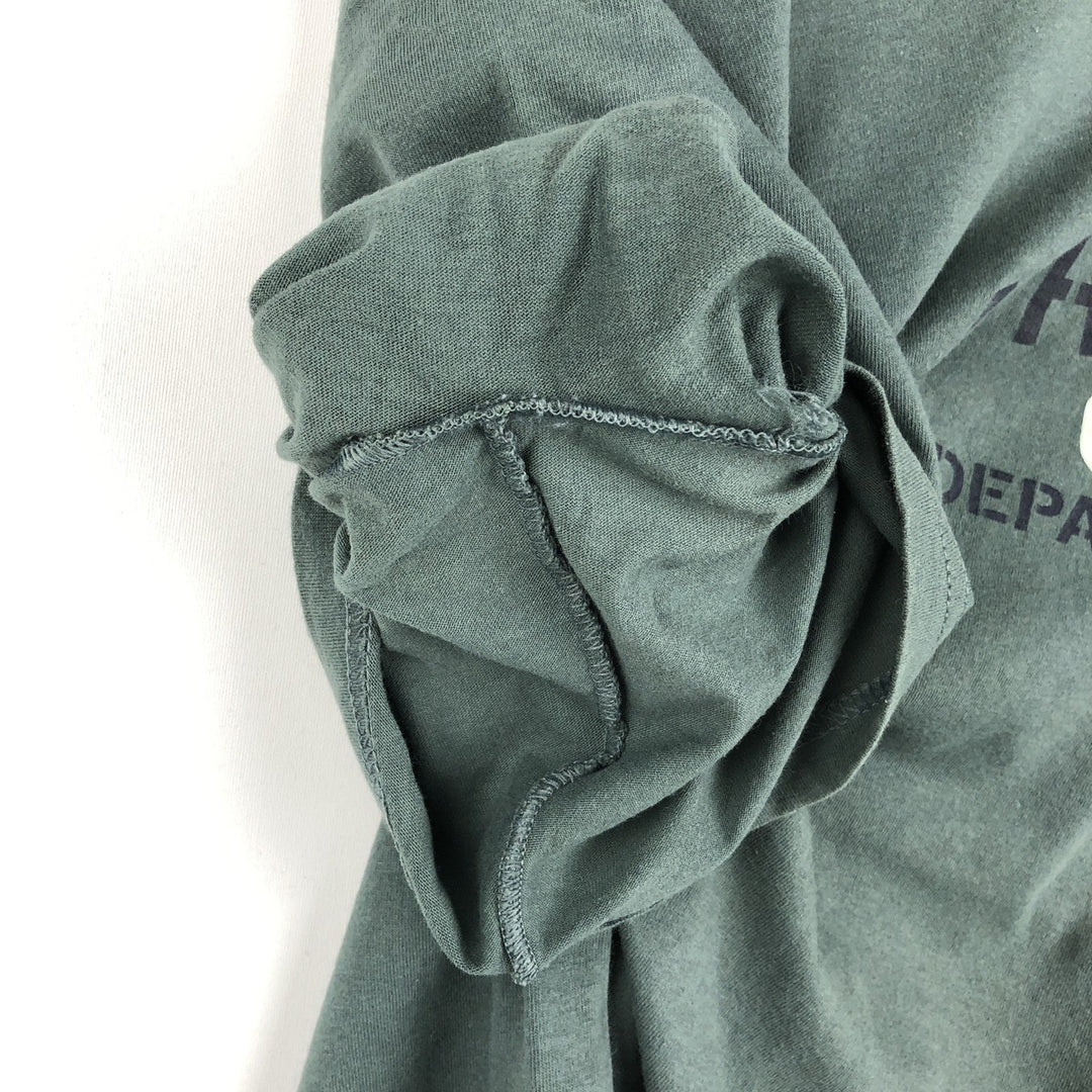 90'S Nike Logo Print T-Shirt, Men's Size L, Vintage cotton green type Vintage Second Hand
