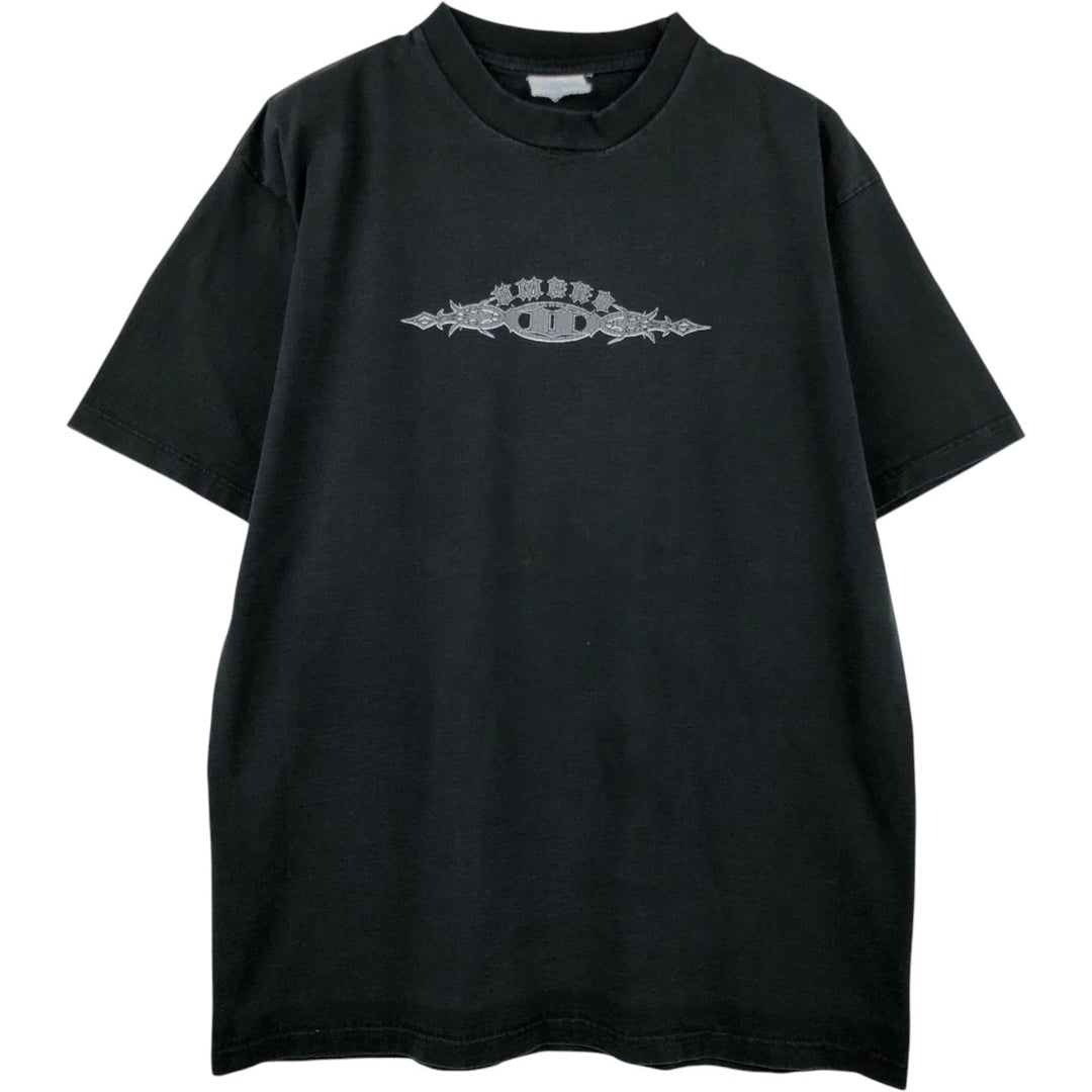 90'S Umbro logo print T-shirt, men's size L equivalent, vintage. unclear black type Vintage Second Hand