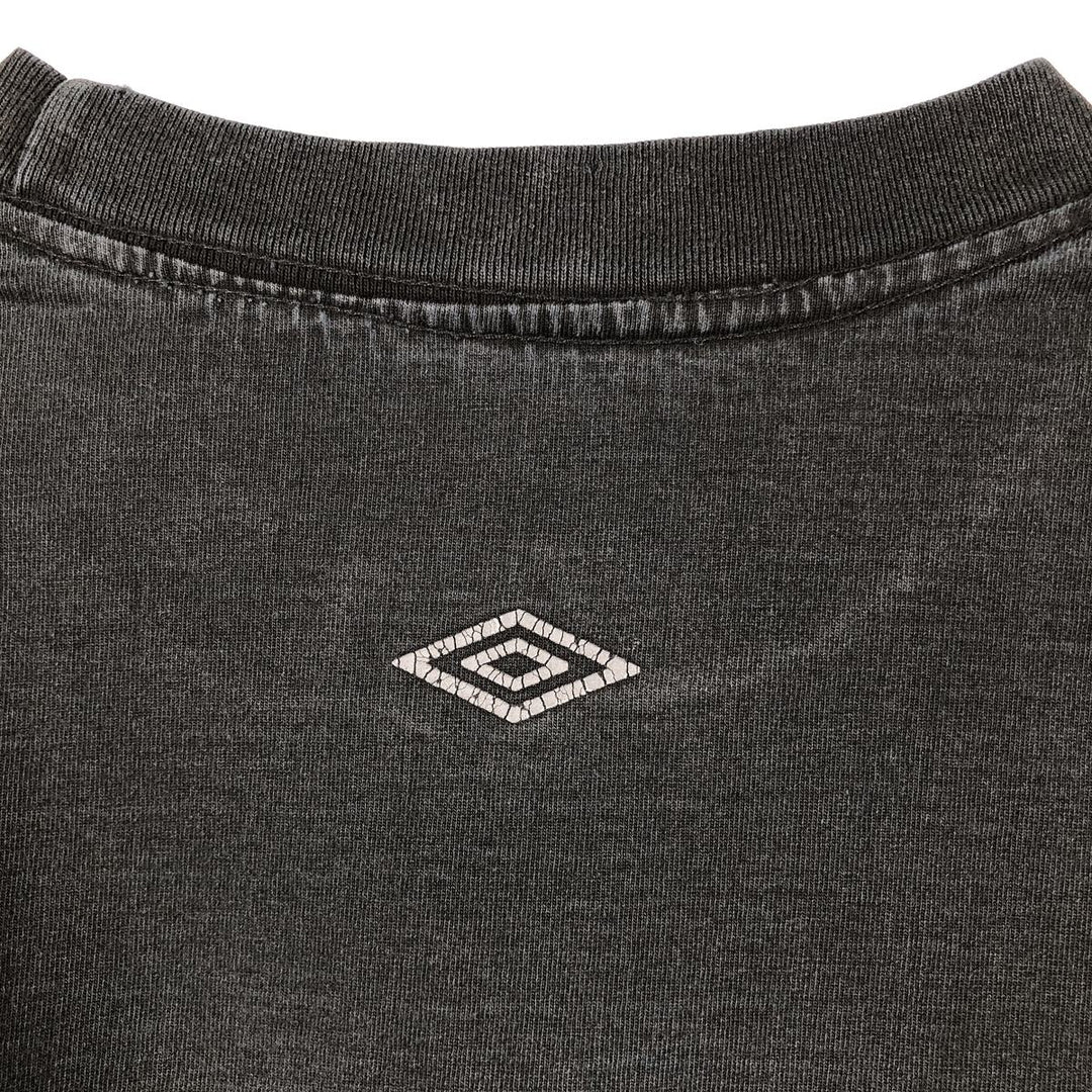 90'S Umbro logo print T-shirt, men's size L equivalent, vintage. unclear black type Vintage Second Hand