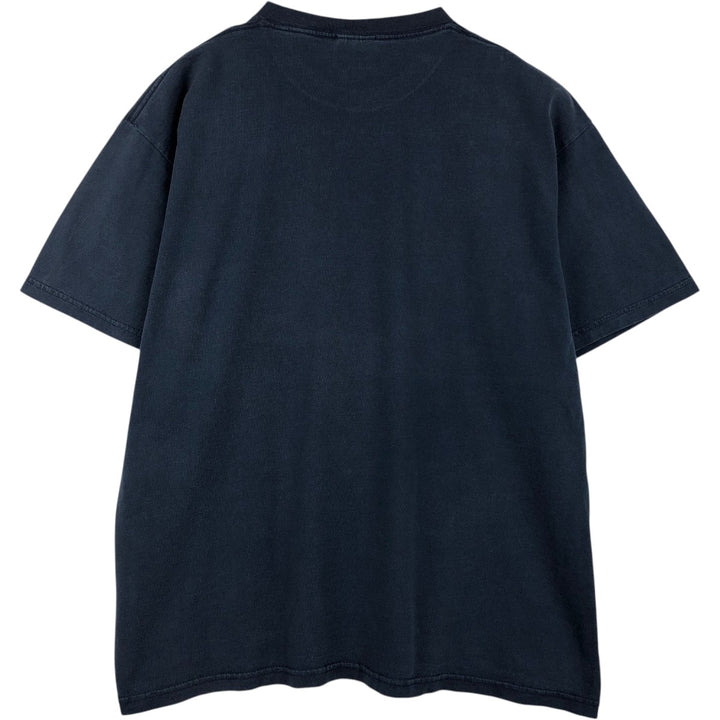 90'S Nike Logo Print T-Shirt, Men's Size L, Vintage cotton navy blue type Vintage Second Hand