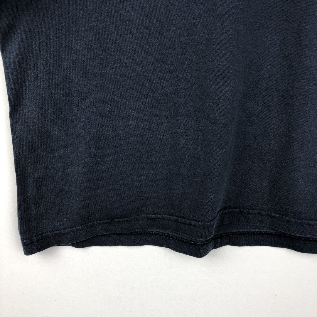 90'S Nike Logo Print T-Shirt, Men's Size L, Vintage cotton navy blue type Vintage Second Hand