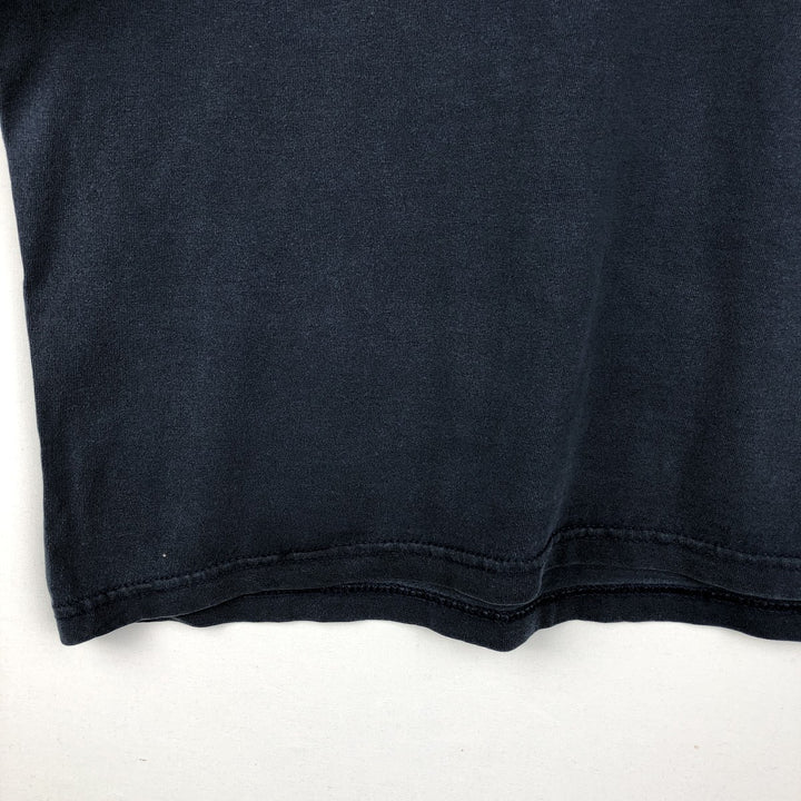 90'S Nike Logo Print T-Shirt, Men's Size L, Vintage cotton navy blue type Vintage Second Hand
