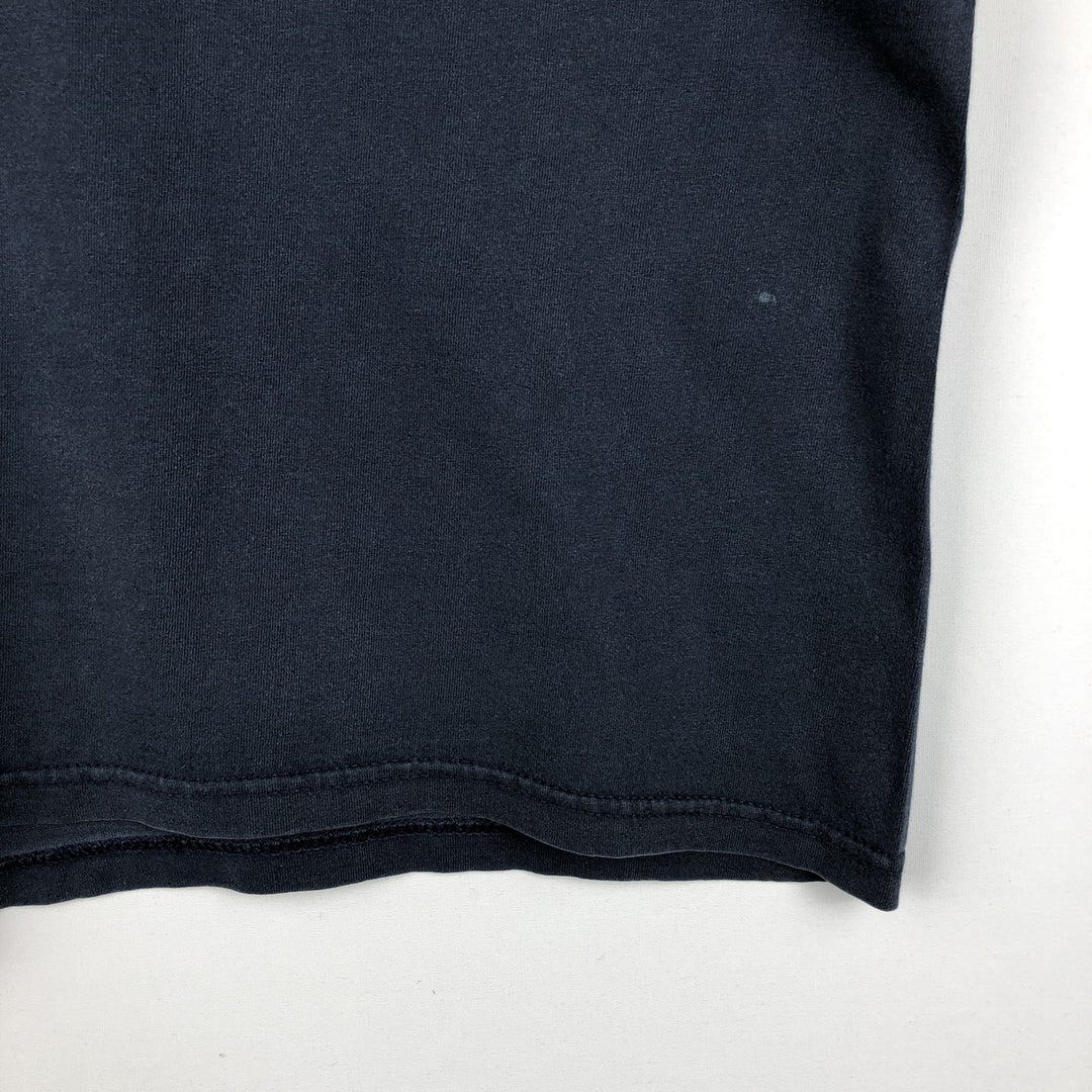 90'S Nike Logo Print T-Shirt, Men's Size L, Vintage cotton navy blue type Vintage Second Hand