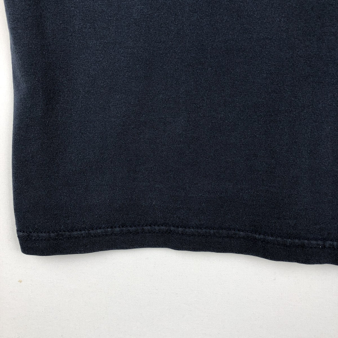 90'S Nike Logo Print T-Shirt, Men's Size L, Vintage cotton navy blue type Vintage Second Hand