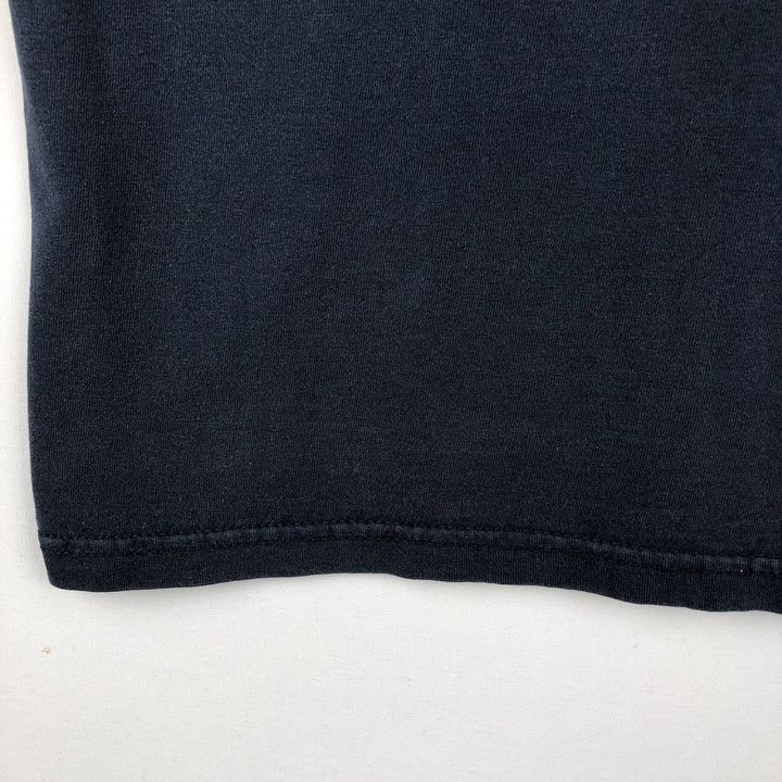 90'S Nike Logo Print T-Shirt, Men's Size L, Vintage cotton navy blue type Vintage Second Hand