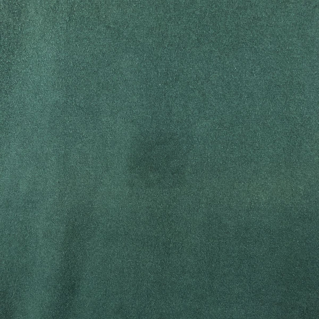 90'S Nike Logo Print T-Shirt Made in USA Men's XL Vintage cotton green type Vintage Second Hand