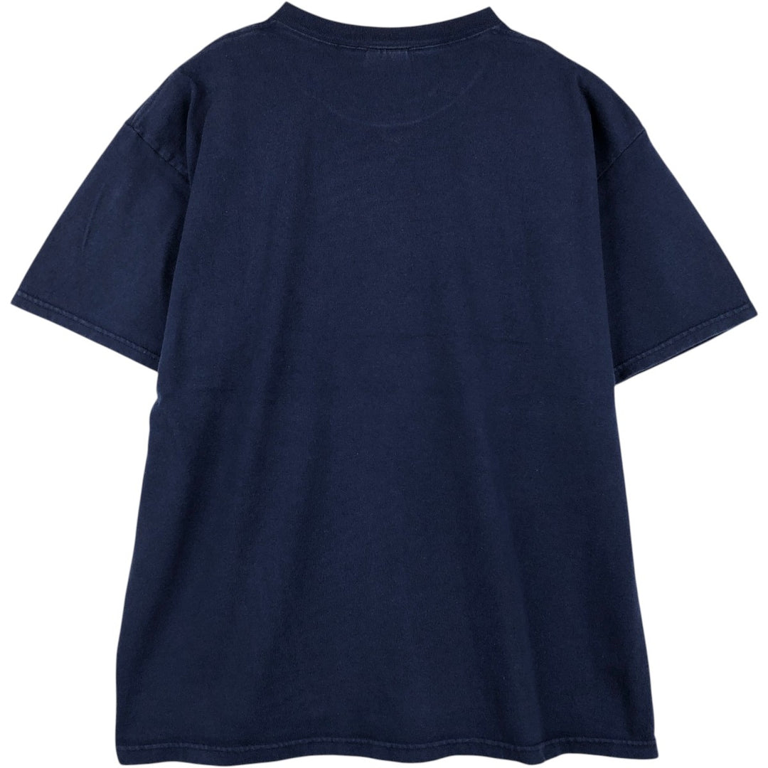 90'S Nike Logo T-Shirt, Made in USA, Men's Size L (approx.), Vintage cotton navy blue type Vintage Second Hand