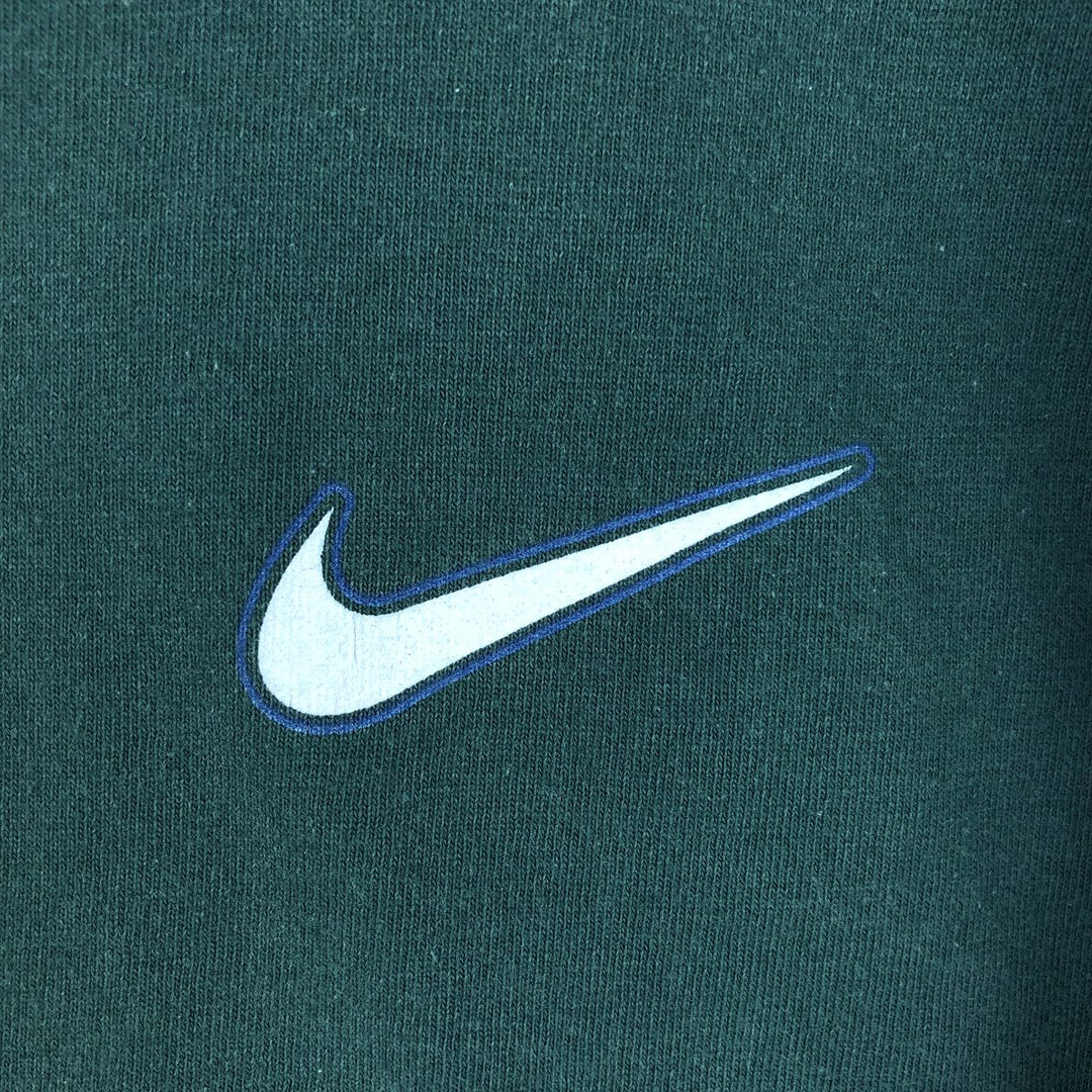90'S Nike JUST DO IT Logo Print T-Shirt, Made in USA, Men's Size M (approx.), Vintage cotton green type Vintage Second Hand