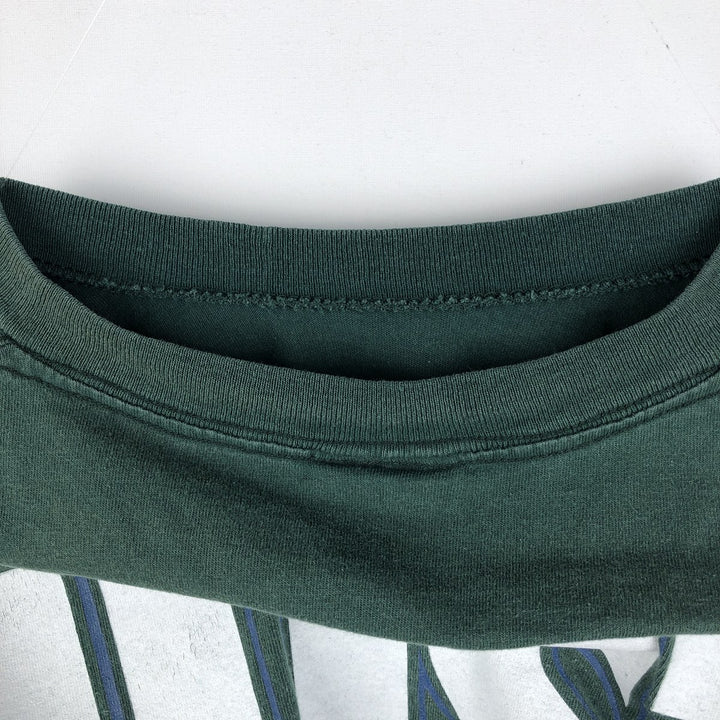 90'S Nike JUST DO IT Logo Print T-Shirt, Made in USA, Men's Size M (approx.), Vintage cotton green type Vintage Second Hand