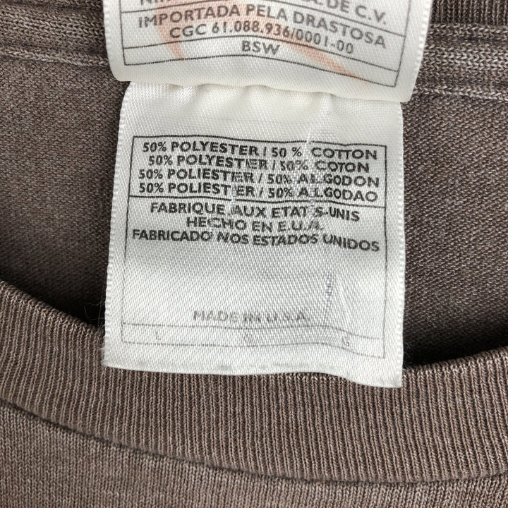 90'S Nike Logo T-Shirt, Made in USA, Men's Size L (approx.), Vintage polyester brown type Vintage Second Hand