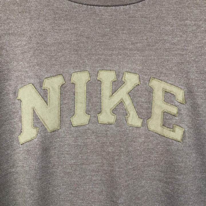 90'S Nike Logo T-Shirt, Made in USA, Men's Size L (approx.), Vintage polyester brown type Vintage Second Hand