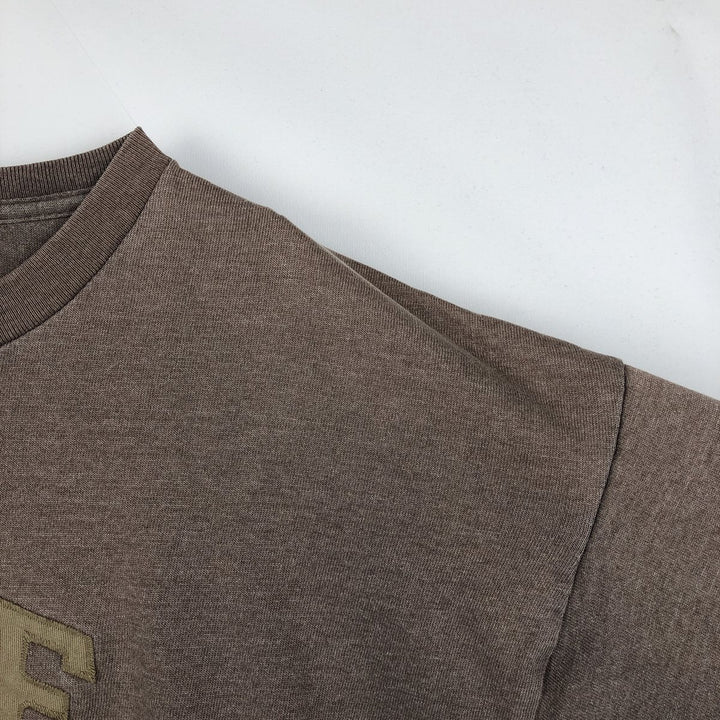 90'S Nike Logo T-Shirt, Made in USA, Men's Size L (approx.), Vintage polyester brown type Vintage Second Hand