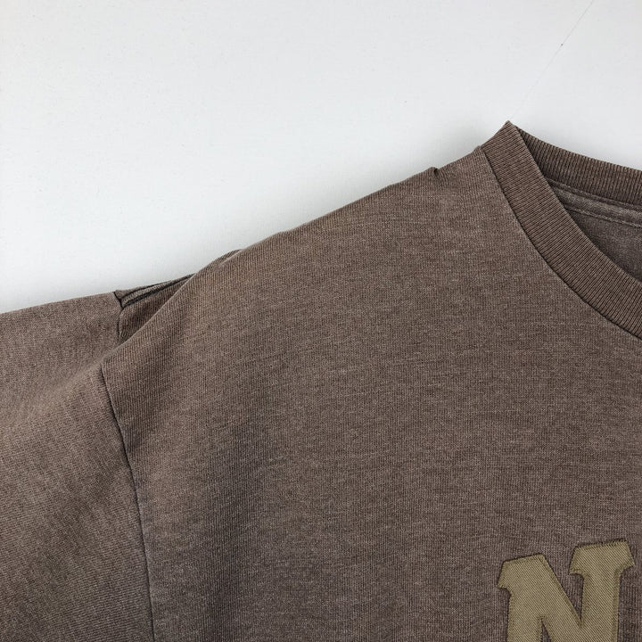 90'S Nike Logo T-Shirt, Made in USA, Men's Size L (approx.), Vintage polyester brown type Vintage Second Hand