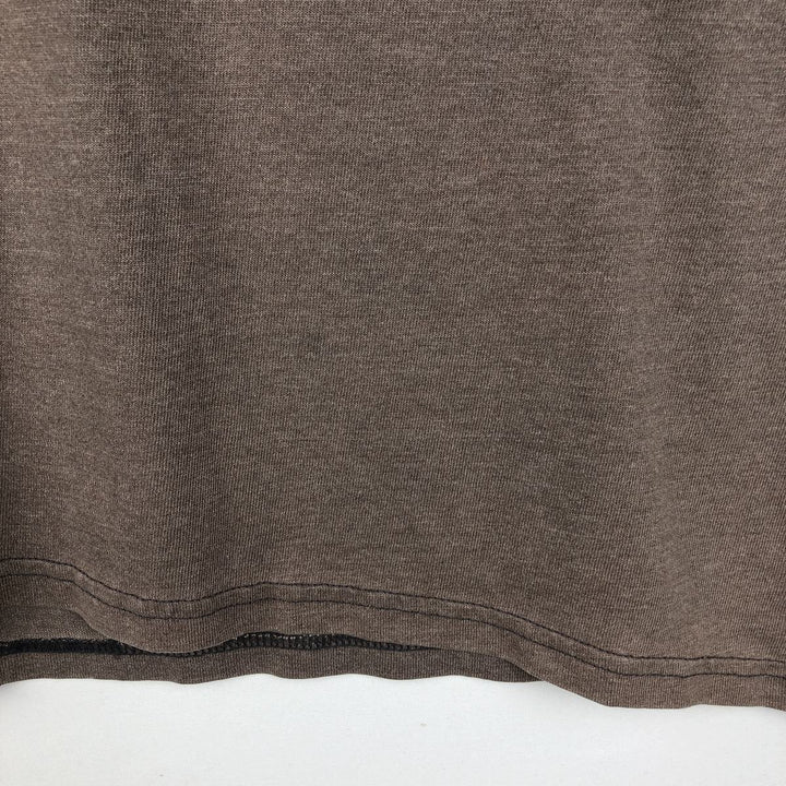 90'S Nike Logo T-Shirt, Made in USA, Men's Size L (approx.), Vintage polyester brown type Vintage Second Hand