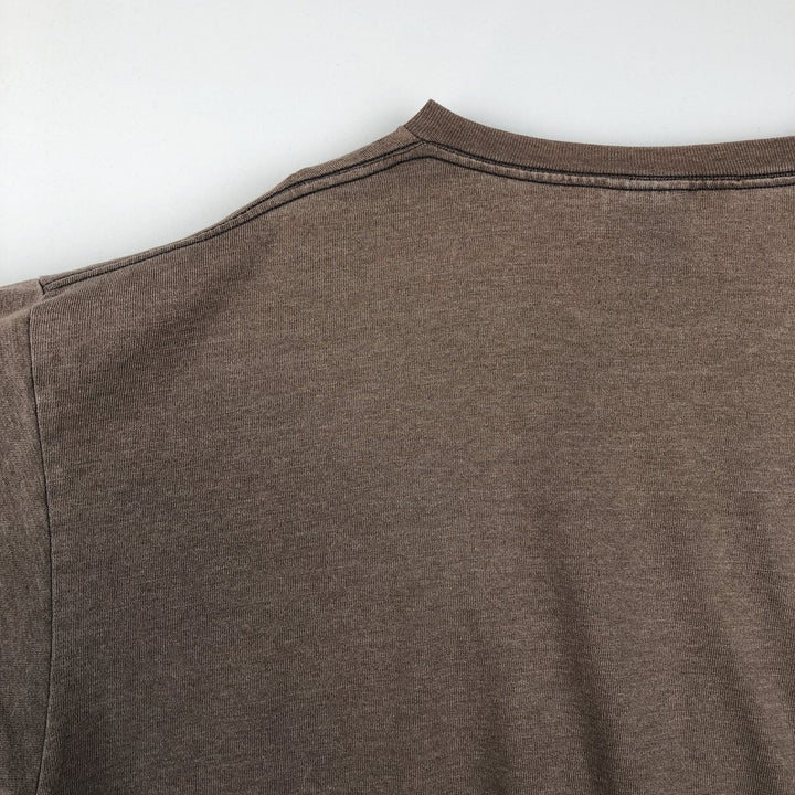 90'S Nike Logo T-Shirt, Made in USA, Men's Size L (approx.), Vintage polyester brown type Vintage Second Hand