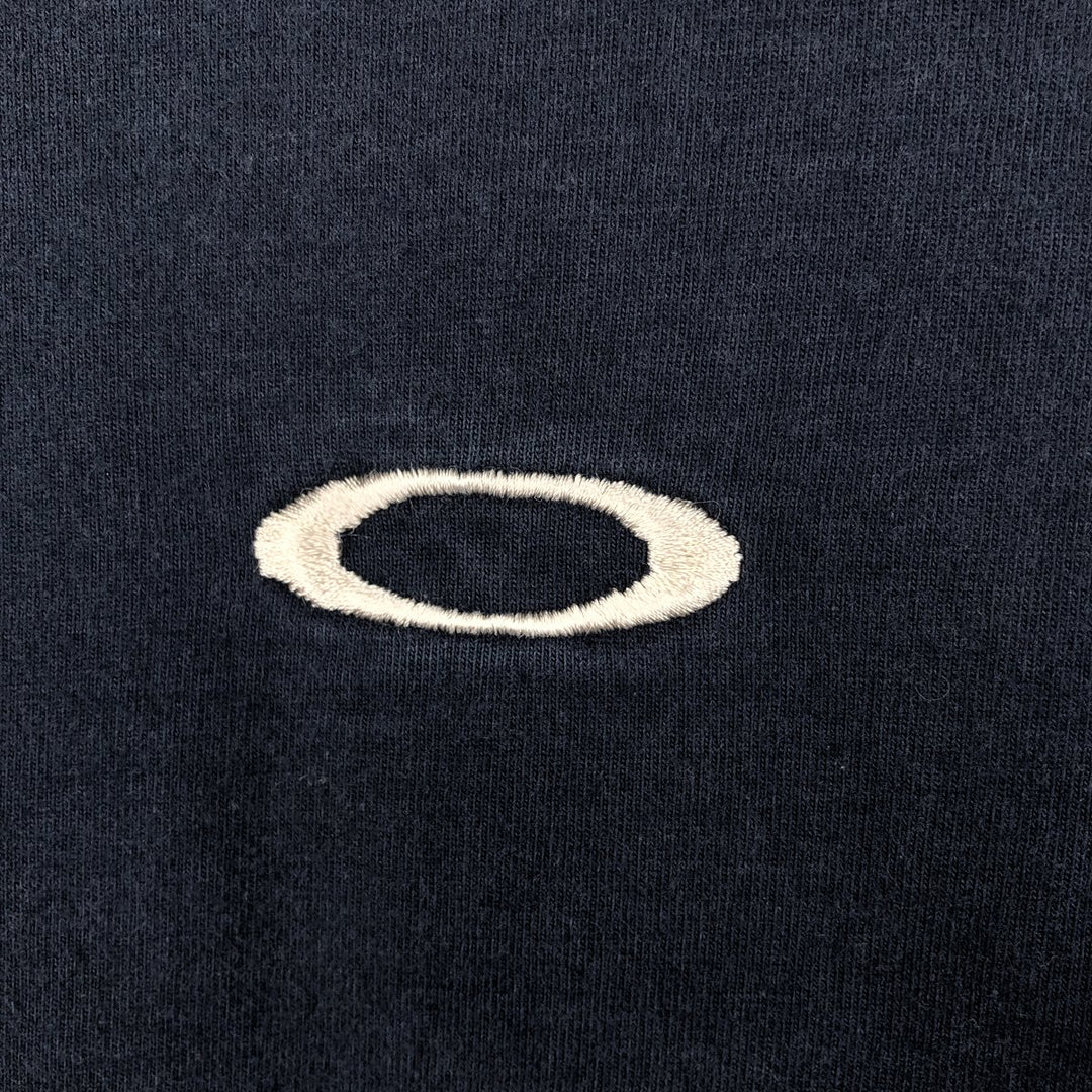Oakley logo t-shirt, men's size XL. cotton navy blue type Vintage Second Hand