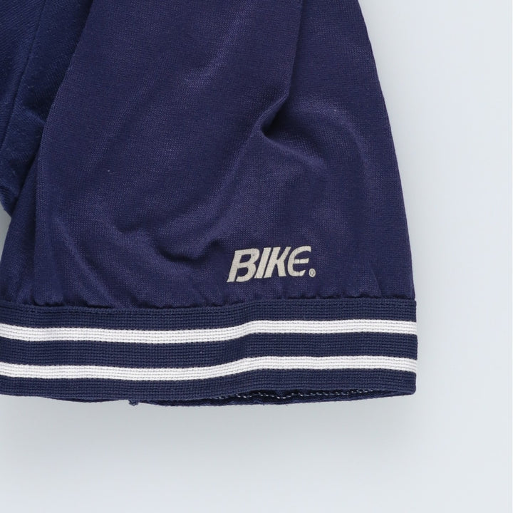 ~90'S BIKE Henley Neck T-Shirt, Made in USA, Men's Size L (Equivalent), Vintage unclear navy blue type Vintage Second Hand