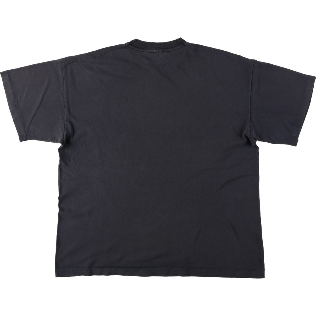 ~90'S LEO's TAVERN Advertising T-Shirt, Men's XL equivalent, Vintage cotton black type Vintage Second Hand