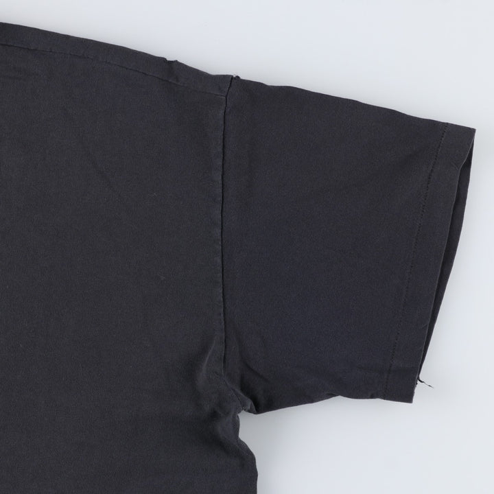 ~90'S LEO's TAVERN Advertising T-Shirt, Men's XL equivalent, Vintage cotton black type Vintage Second Hand
