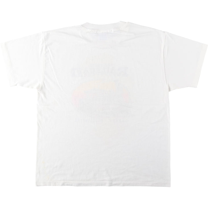 90'S Hanes HEAVYWEIGHT 50 silk white type Vintage Second Hand