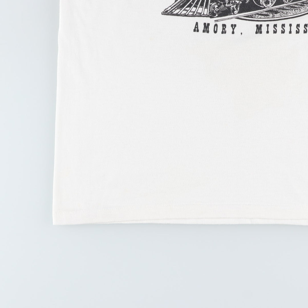 90'S Hanes HEAVYWEIGHT 50 silk white type Vintage Second Hand