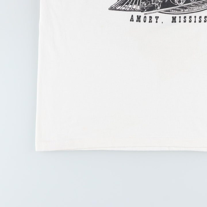 90'S Hanes HEAVYWEIGHT 50 silk white type Vintage Second Hand
