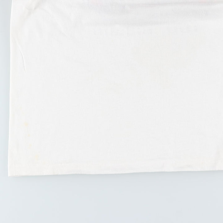 90'S Hanes HEAVYWEIGHT 50 silk white type Vintage Second Hand