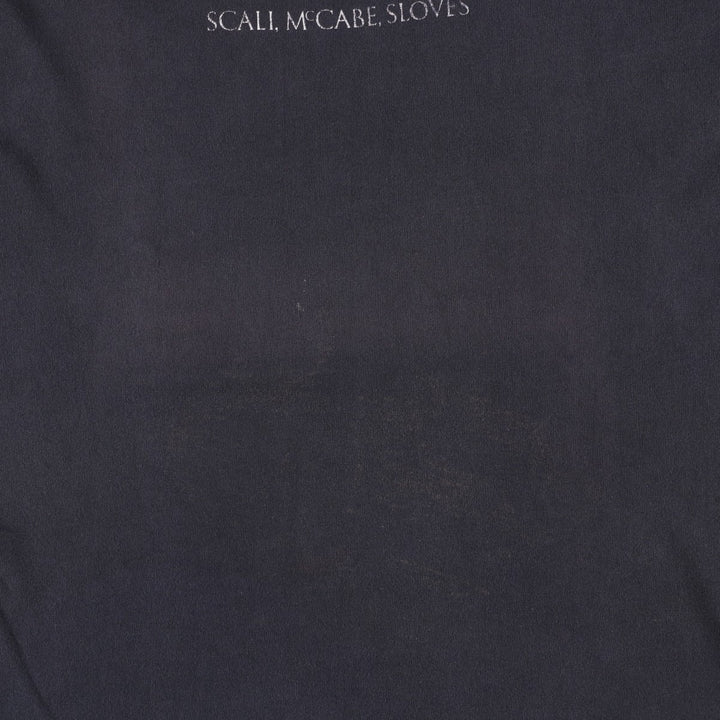 90'S Fruit of the Loom printed T-shirt, made in the USA, men's XL size, vintage cotton black type Vintage Second Hand