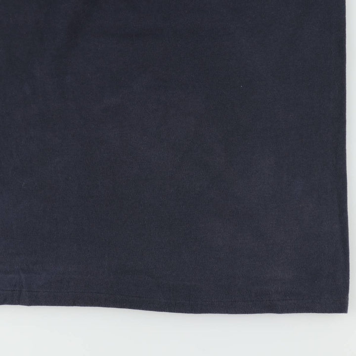 Vintage 1980'S Hanes Fifty-Fifty Blue Tag Print T-Shirt, Made in USA, Men's XL cotton black type Vintage Second Hand