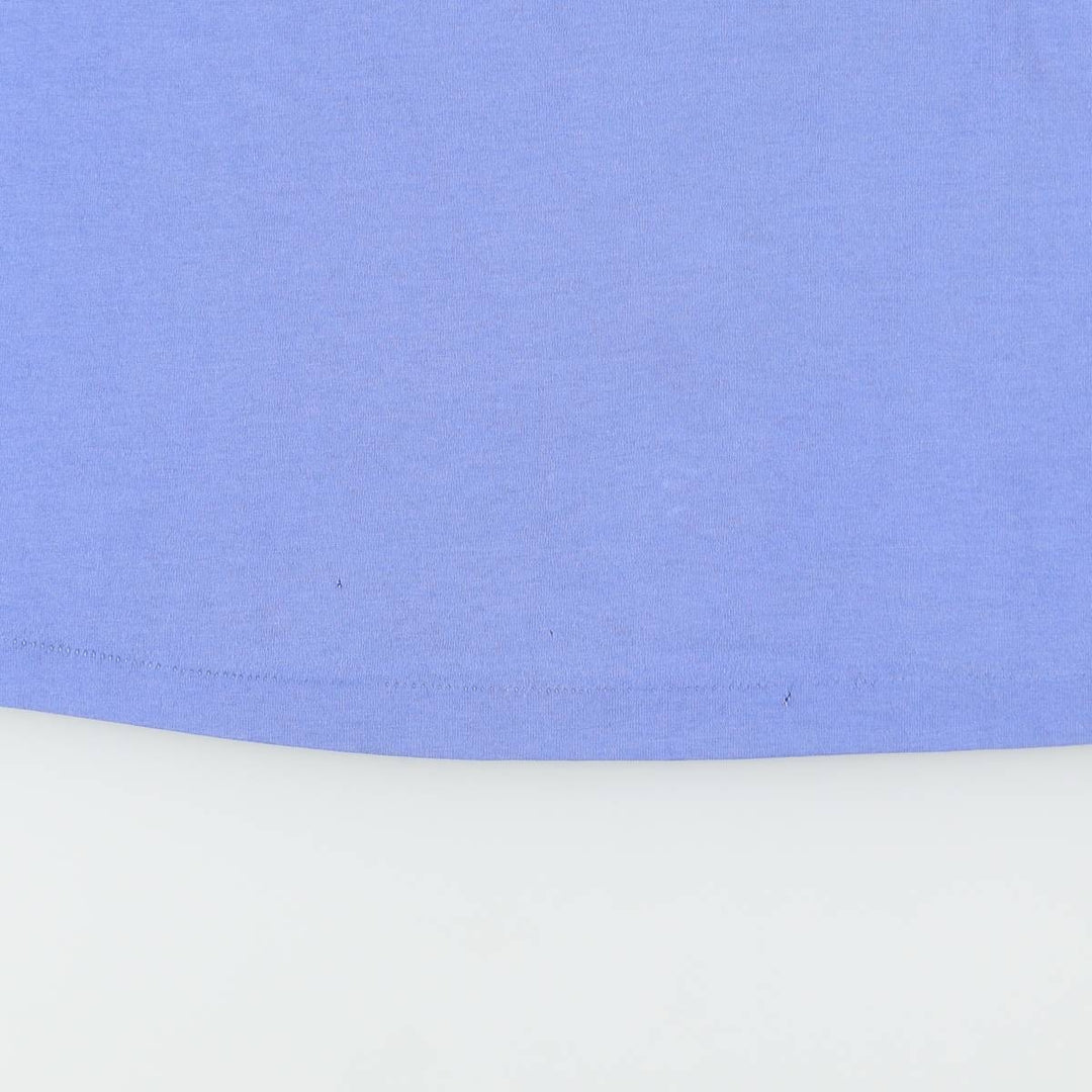90'S Fruit of the Loom printed T-shirt, made in the USA, men's XL size, vintage cotton blue type Vintage Second Hand