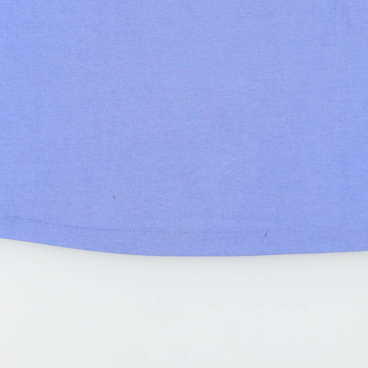 90'S Fruit of the Loom printed T-shirt, made in the USA, men's XL size, vintage cotton blue type Vintage Second Hand