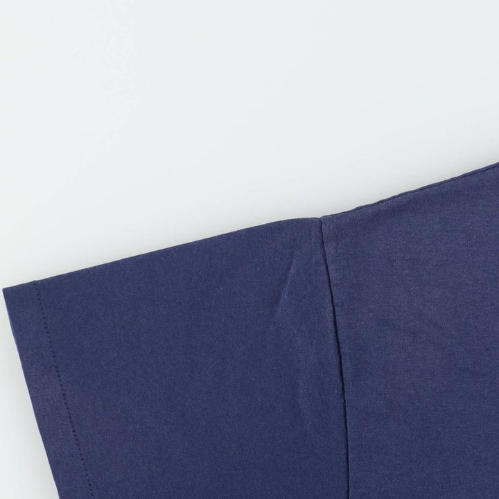 90'S Hanes HEAVYWEIGHT 50 cotton navy blue type Vintage Second Hand