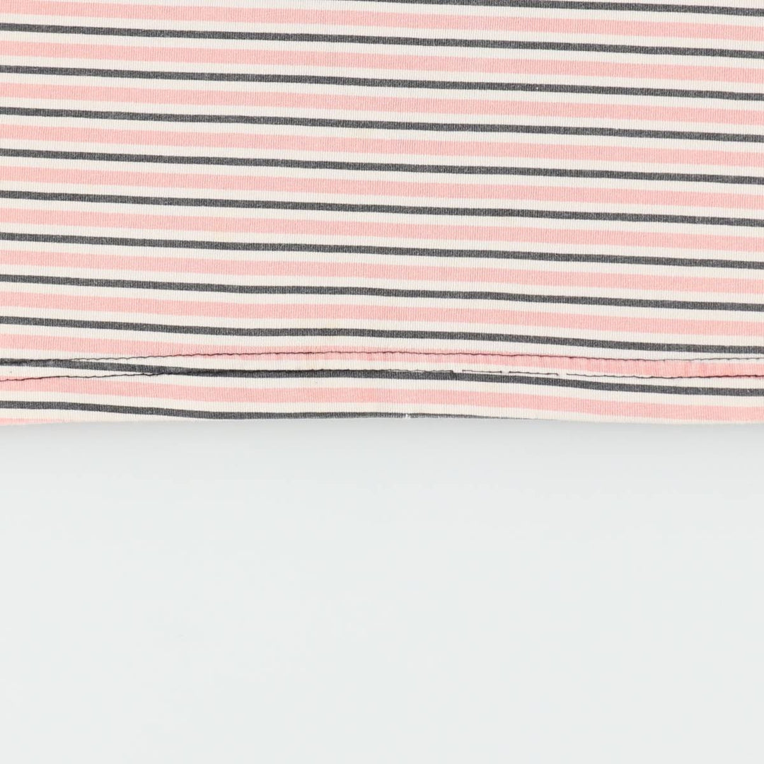 90s-00'S Multi-striped T-shirt, Men's XL size unclear pink type Vintage Second Hand