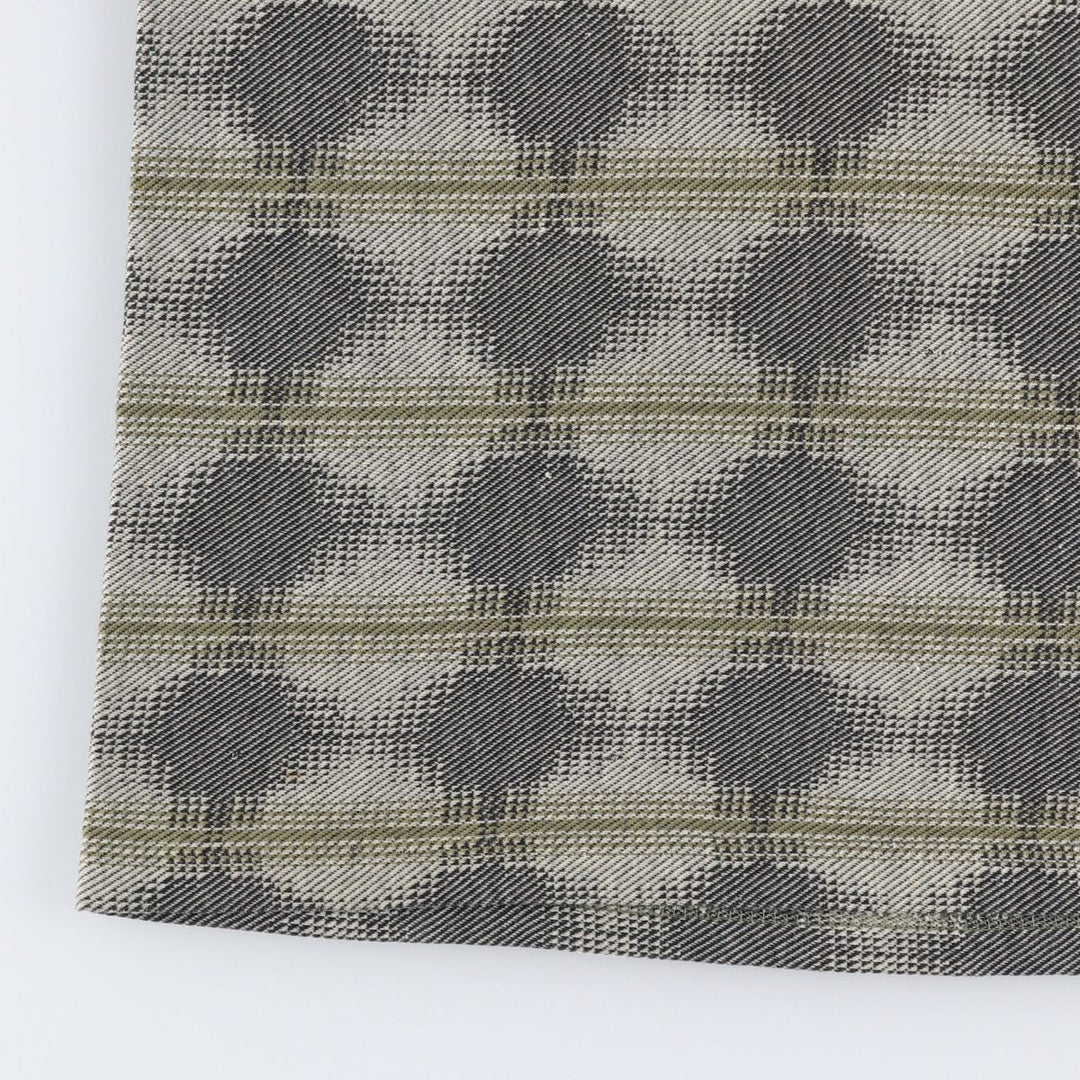 TOTALE all-over print jacquard T-shirt, made in USA, men's size M equivalent, vintage. cotton Khaki type Vintage Second Hand