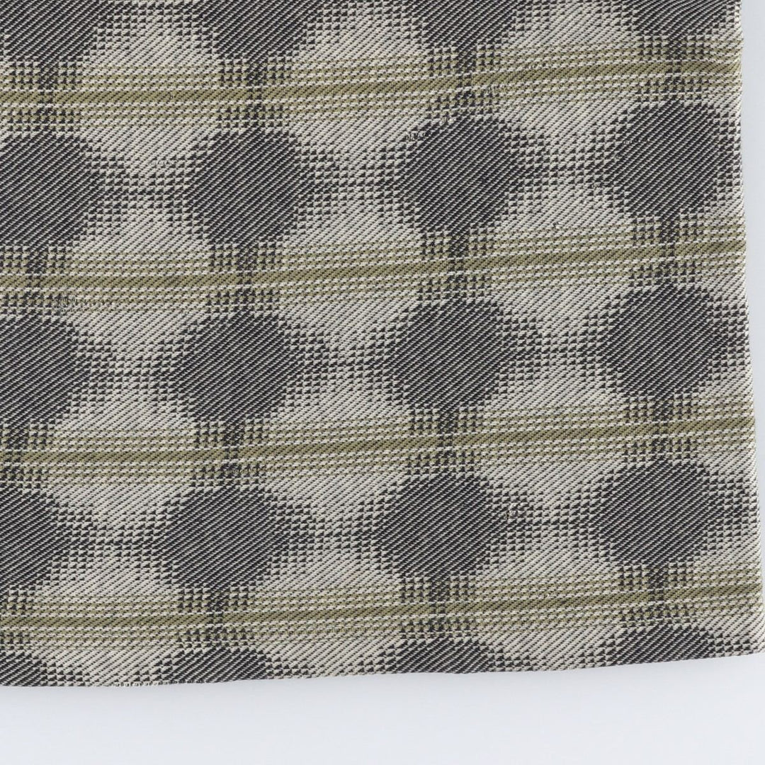 TOTALE all-over print jacquard T-shirt, made in USA, men's size M equivalent, vintage. cotton Khaki type Vintage Second Hand