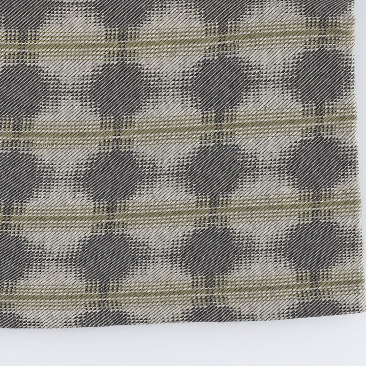 TOTALE all-over print jacquard T-shirt, made in USA, men's size M equivalent, vintage. cotton Khaki type Vintage Second Hand