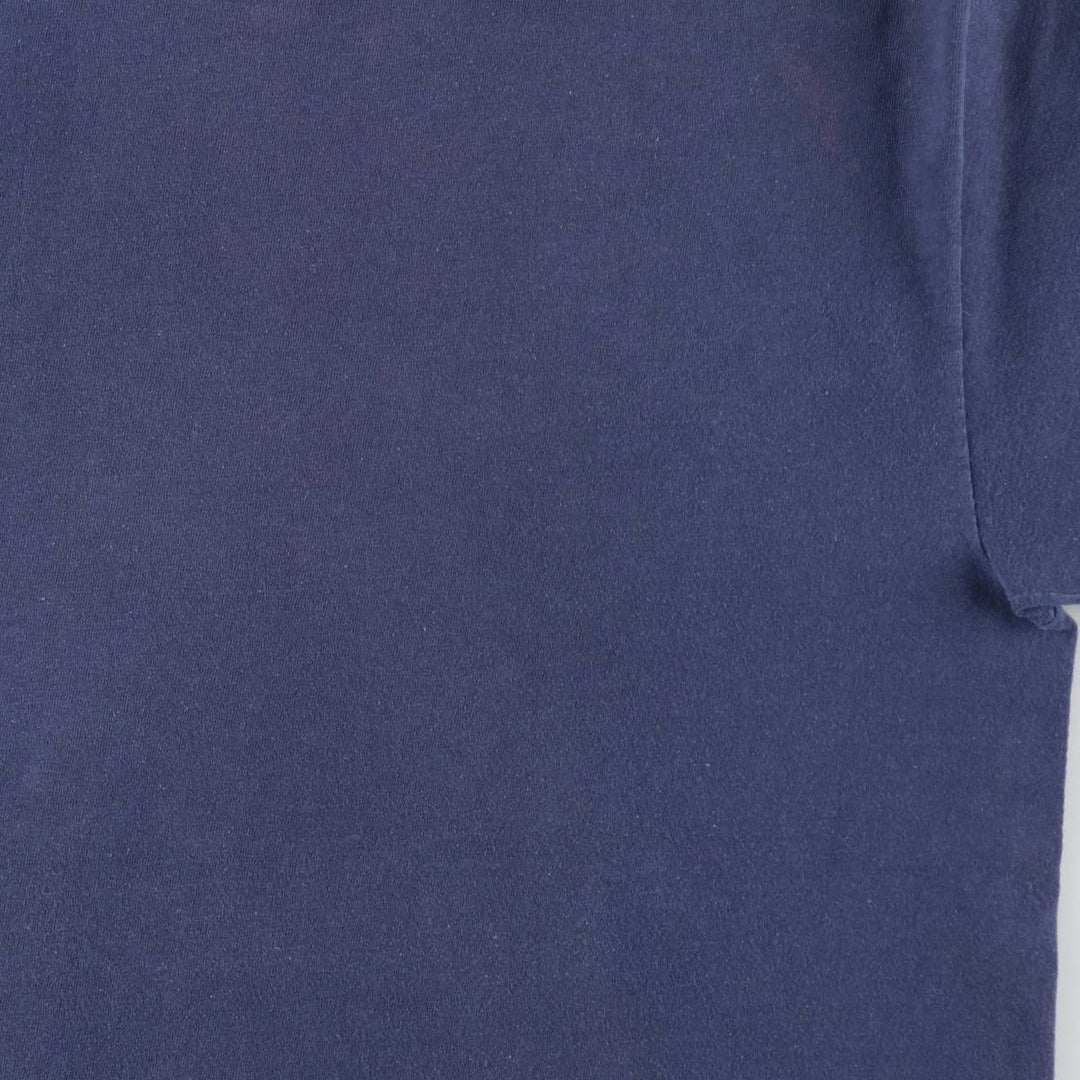 80'S Hanes BEEFY-T This Old House TV Show Print T-Shirt, Made in USA, Men's Size L (approx.), Vintage cotton navy blue type Vintage Second Hand