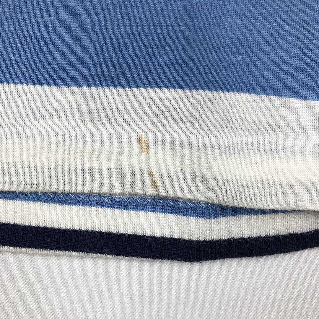 ~90'S Multi-stripe Striped T-shirt, Men's Size S (approx.), Vintage unclear white type Vintage Second Hand