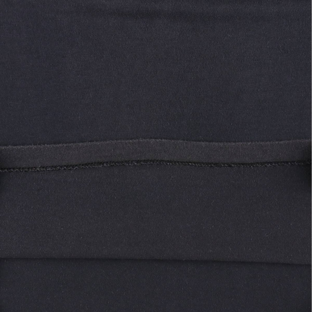 80'S Hanes Fifty-Fifty Blue Tag Printed T-Shirt Made in USA Men's L Size Vintage cotton black type Vintage Second Hand