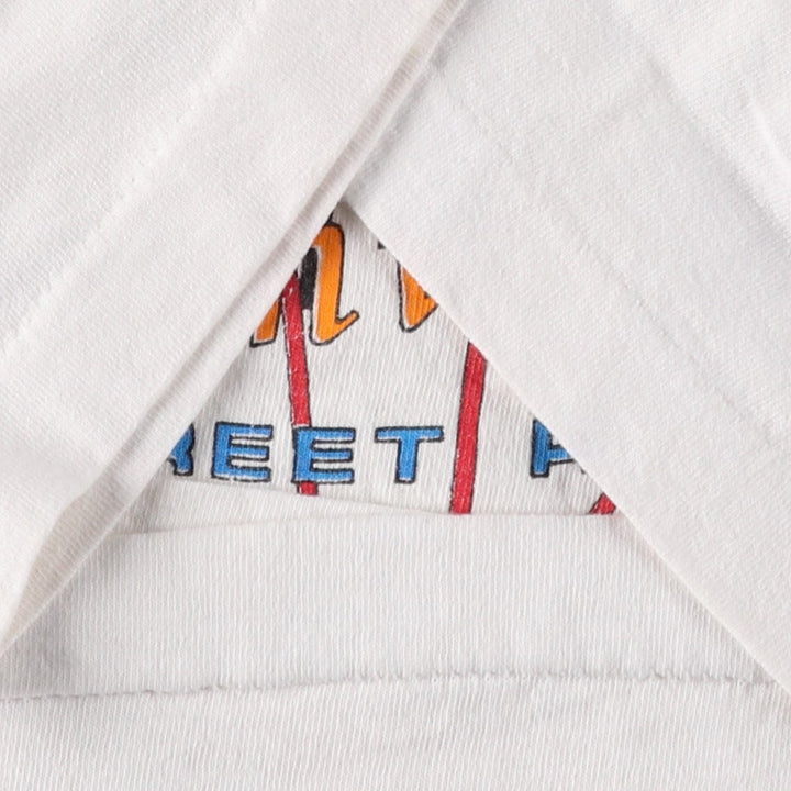 90'S Fruit of the Loom printed T-shirt, made in the USA, men's size M, vintage cotton white type Vintage Second Hand