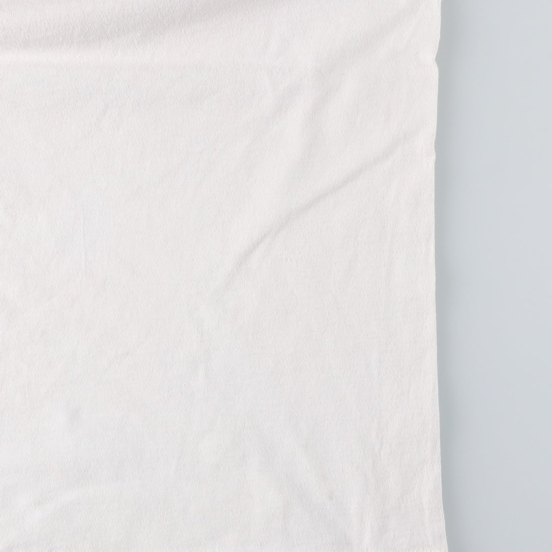 90'S Fruit of the Loom printed T-shirt, made in the USA, men's size M, vintage cotton white type Vintage Second Hand